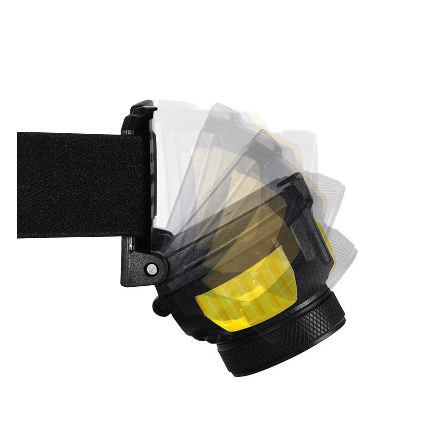 LED Hoofdlamp 2xLED/5W/3xAAA + LED/3W