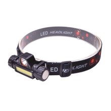 LED Hoofdlamp oplaadbaar LED/3W/COB/USB
