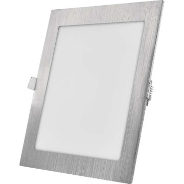 LED inbouwarmatuur NEXXO LED/18W/230V 3000/3500/4000K zilverkleurig 22,5x22,5 cm
