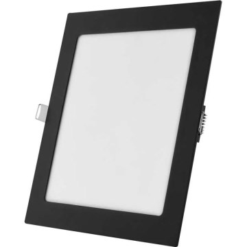 LED inbouwarmatuur NEXXO LED/18W/230V 3000/3500/4000K zwart 22,5 x 22,5 cm