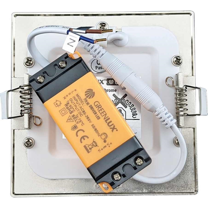 LED Inbouwlamp 30xLED SMD/6W/230V