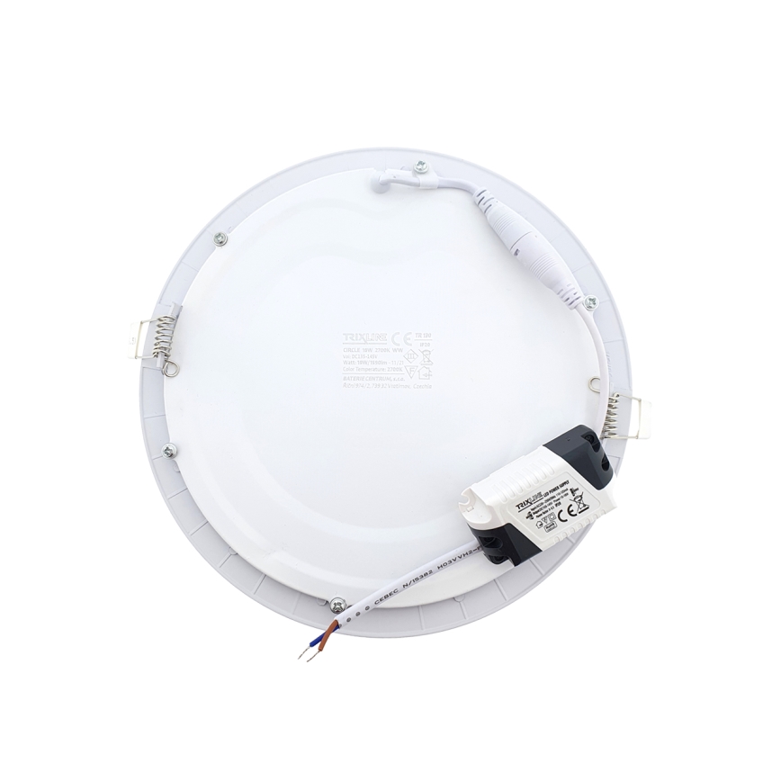 LED Inbouwlamp ROUND LED/18W/230V 2700K