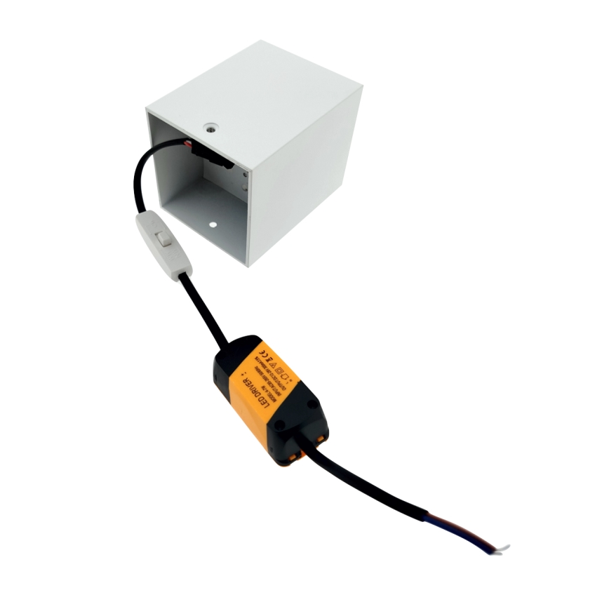 LED inbouwspot 5 W 230 V 3000/4000/6400 K 7,5 x 7,5 cm wit