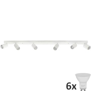 LED Inbouwspot ANGIE 6xGU10/6W/230V wit