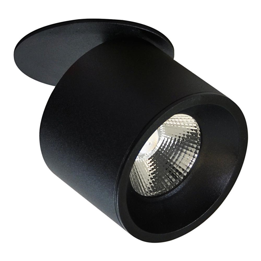 LED Inbouwspot HARON 1xLED/15W/230V zwart