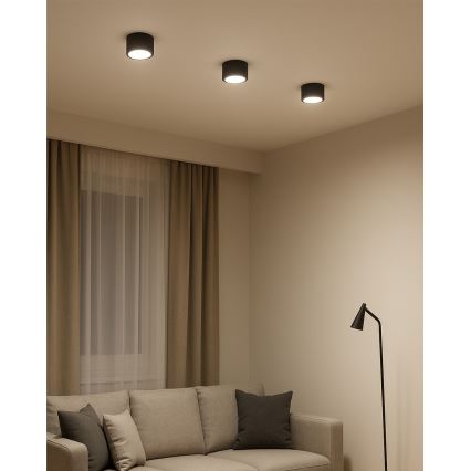 LED-inbouwspot LED/5W/230V 3000/4000/6400K Ø 7,5 cm zwart