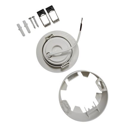 LED Inbouw/opbouw Spot 2in1 LED/5W/230V 4200K diameter 9,3 cm wit