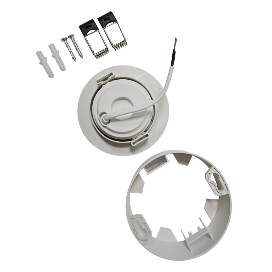 LED Inbouw/opbouw Spot 2in1 LED/5W/230V 4200K diameter 9,3 cm wit