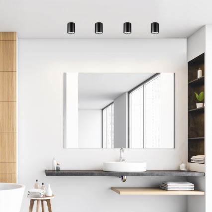 LED Inbouwspot TACO 1xE27/15W/230V zwart