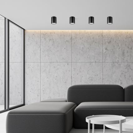 LED Inbouwspot TACO 1xE27/15W/230V zwart