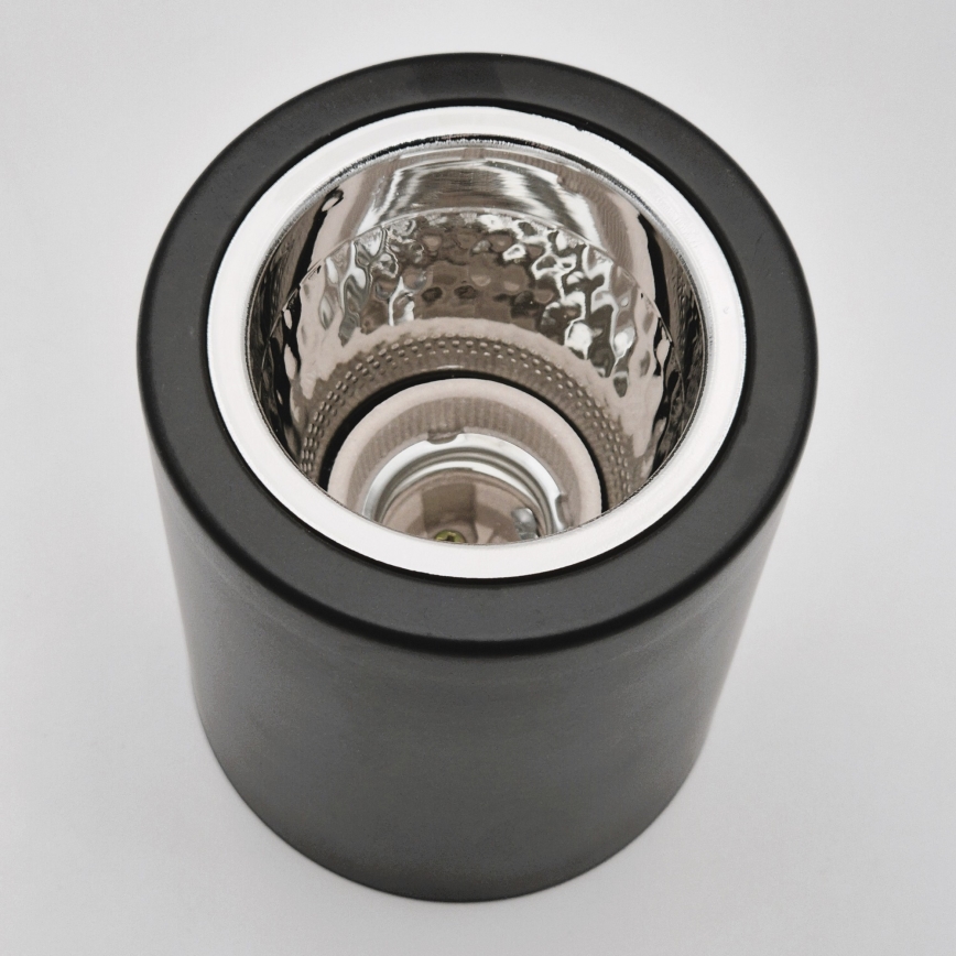 LED Inbouwspot TACO 1xE27/15W/230V zwart