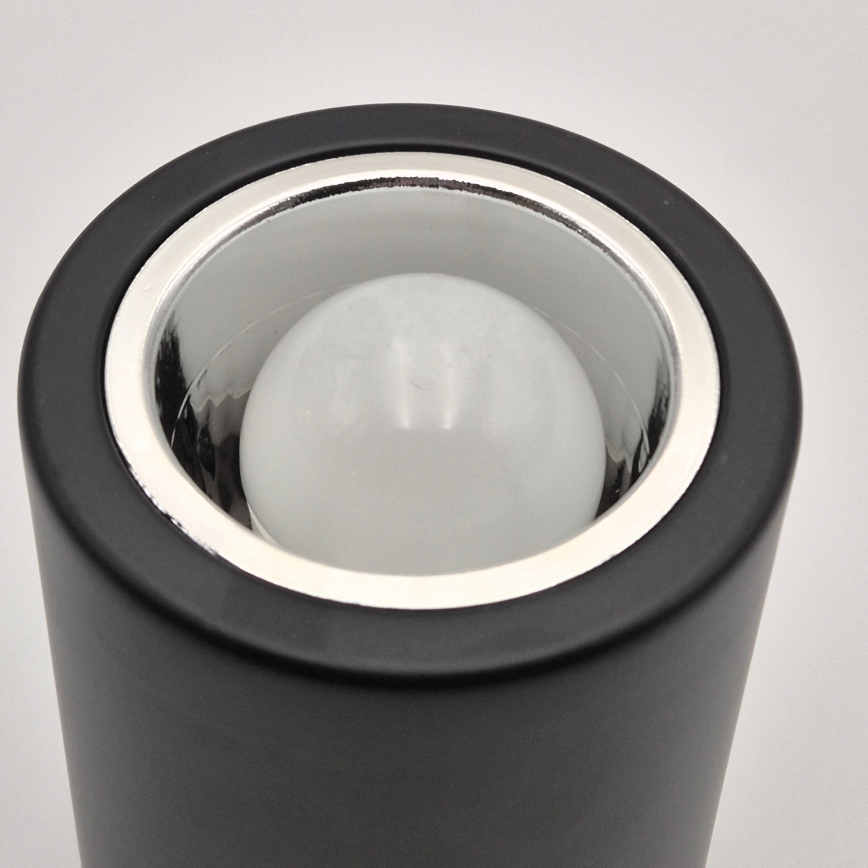 LED Inbouwspot TACO 1xE27/15W/230V zwart