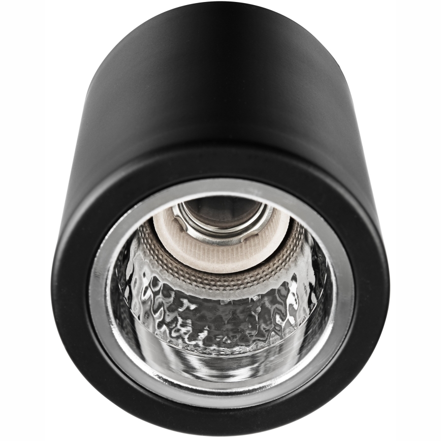 LED Inbouwspot TACO 1xE27/15W/230V zwart