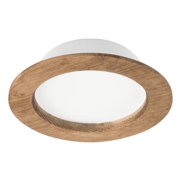 LED Inbouwspot WOODY SPOT LED/12,5W/230V 4000K walnoot Ø 16 cm