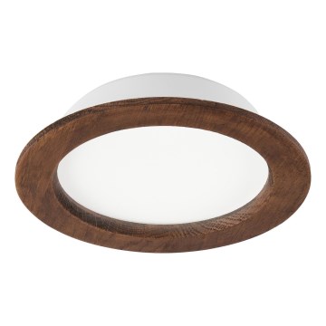 LED Inbouwspot WOODY SPOT LED/16,5W/230V 4000K kersenhout Ø 18,5 cm
