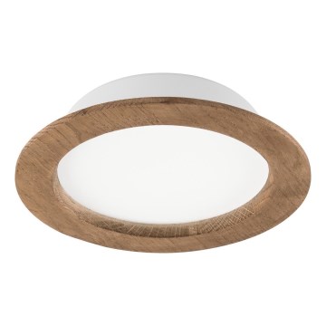 LED Inbouwspot WOODY SPOT LED/16,5W/230V 4000K walnoot Ø 18,5 cm
