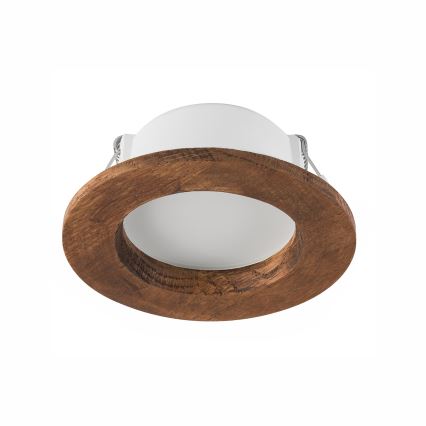 LED Inbouwspot WOODY SPOT LED/5,5W/230V 4000K kersenhout Ø 10 cm