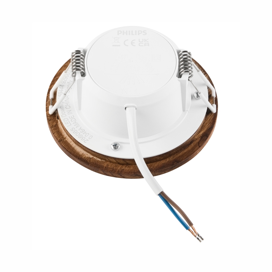 LED Inbouwspot WOODY SPOT LED/5,5W/230V 4000K kersenhout Ø 10 cm