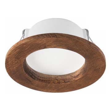 LED Inbouwspot WOODY SPOT LED/5,5W/230V 4000K kersenhout Ø 10 cm