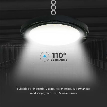 LED Industriële lamp High Bay LED/100W/230V IP65 6500K