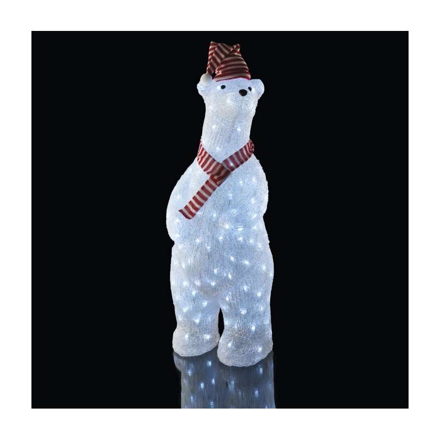 LED Kerst buitendecoratie 160xLED/2,7W/230V IP44 beer