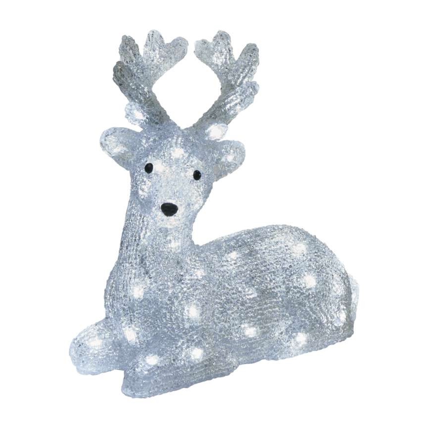 LED Kerst buitendecoratie 40xLED/2,1W/230V IP44 hert