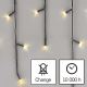 LED Kerst buitenketting 200xLED/8 standen 8,6m IP44 warm wit