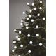 LED Kerst buitenketting 40xLED/9m IP44 koel wit