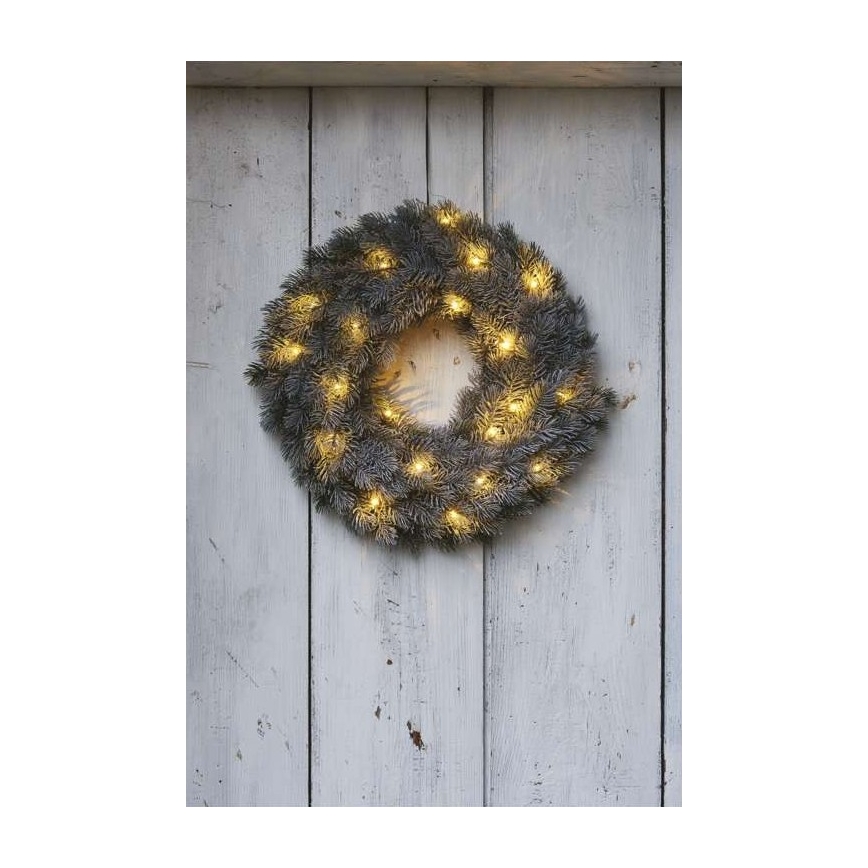 LED Kerst Decoratie 20xLED/2xAA d. 40 cm