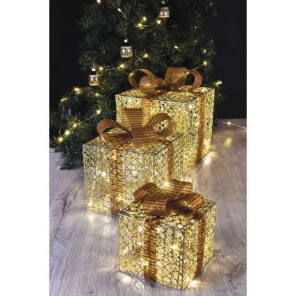 LED Kerst Decoratie 72xLED/1,35W/230V goud