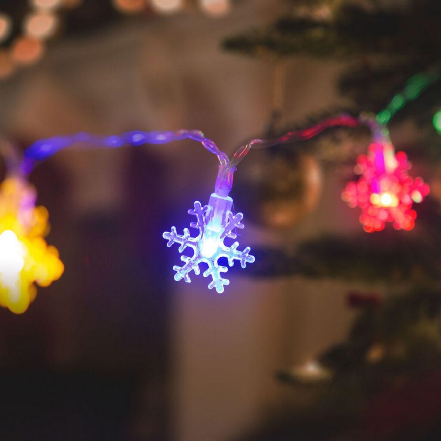 LED Kerst Lichtketting 20xLED/3xAA 2,3m meerdere kleuren
