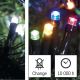 LED Kerst Lichtketting voor Buiten 100xLED/8 modi 15m IP44 koud wit/meerdere kleuren