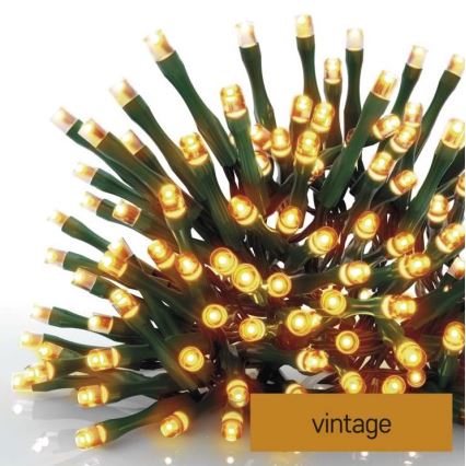 LED Kerst Lichtketting voor Buiten 120xLED/17m IP44 vintage