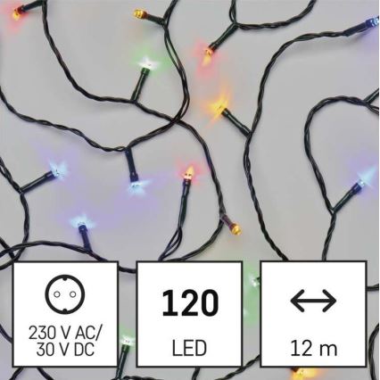 LED Kerst Lichtketting voor Buiten 120xLED/8 modi 17m IP44 meerdere kleuren