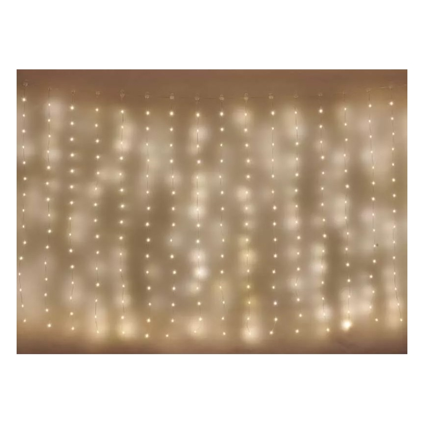 LED Kerst Lichtketting voor Buiten 180xLED/8 functies 6,7 m IP44 warm wit