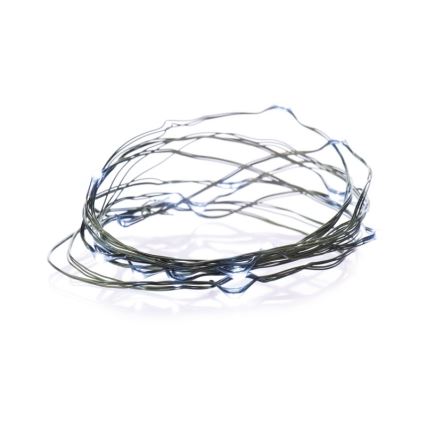 LED Kerst Lichtketting voor Buiten 40xLED 9m IP44 koud wit