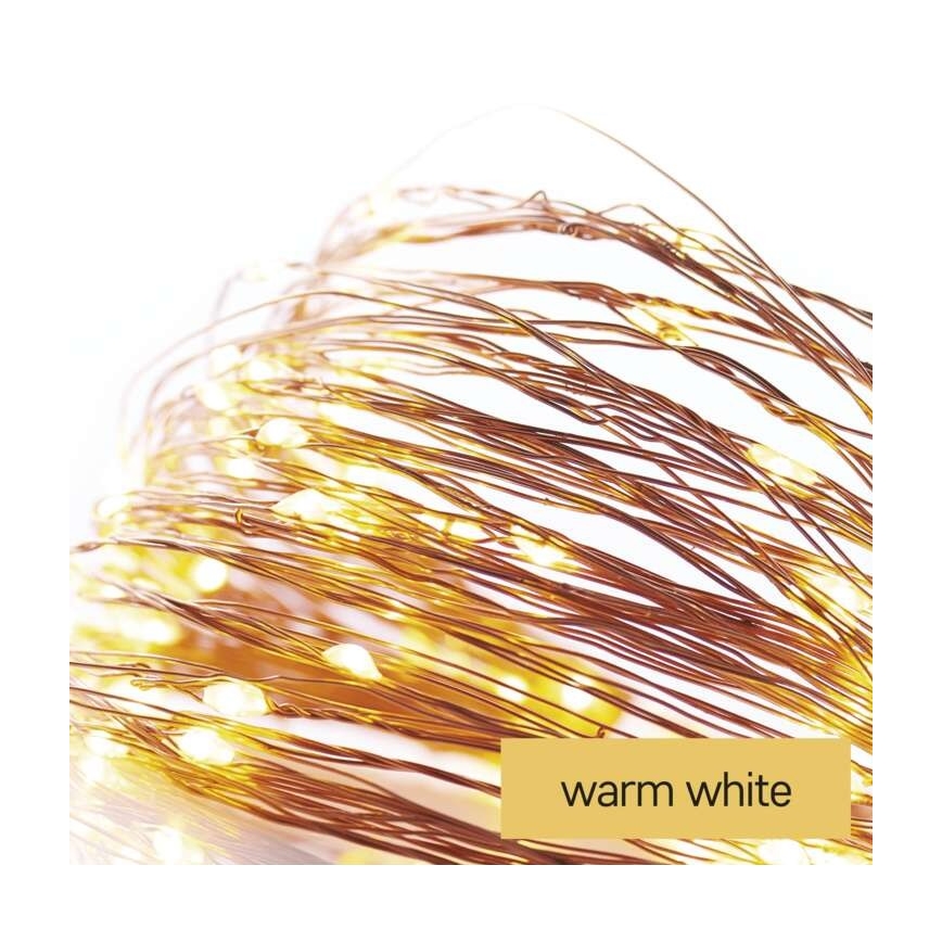 LED Kerst Lichtketting voor Buiten 40xLED/9m IP44 warm wit
