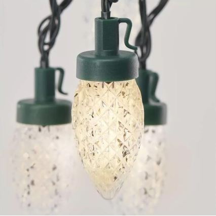 LED Kerst Lichtketting voor Buiten 50xLED/8 functies 14,8 m IP44 warm wit