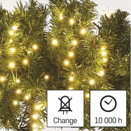 LED Kerst Lichtketting voor Buiten 600xLED/17m IP44 warm wit