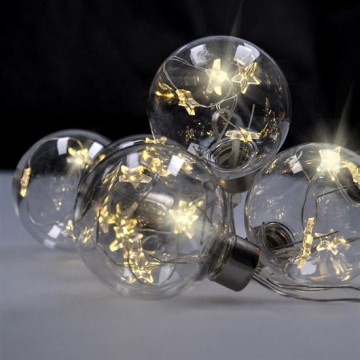 LED Kerst lichtsnoer 30xLED 2,5m warm wit