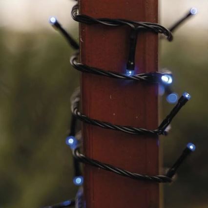 LED Kerst lichtsnoer voor buiten 100xLED/10m IP44 blauw