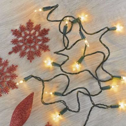 LED Kerst lichtsnoer voor buiten 150xLED/27,35m IP44 vintage