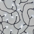LED Kerst lichtsnoer voor buiten 40xLED/3xAA 3,3m IP44 koud wit
