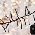 LED Kerst lichtsnoer voor buiten CLUSTER 768xLED/8 Functies 9 m IP44 warm wit