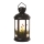 LED kerstdecoratie 1xLED/3xAAA zwart