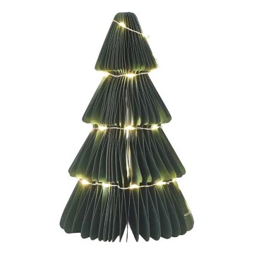LED kerstdecoratie 35xLED/2xAA kerstboom