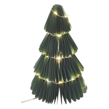 LED kerstdecoratie 35xLED/2xAA kerstboom