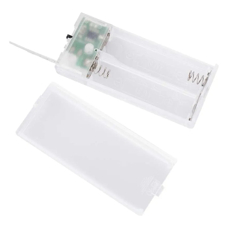 LED kerstdecoratie 40xLED/2xAA warm wit stad