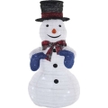 LED kerstdecoratie 60xLED 60cm IP44 koel wit