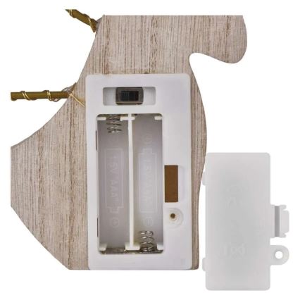 LED-kerstdecoratie Engel 8xLED/2xAAA